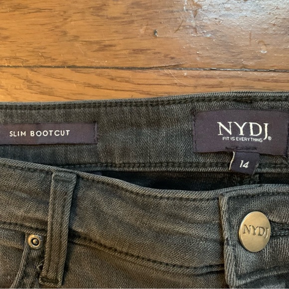NYDJ Sure Stretch Higher Rise Slim Bootcut Ankle Jeans | 14 | NEW!! - Picture 12 of 14